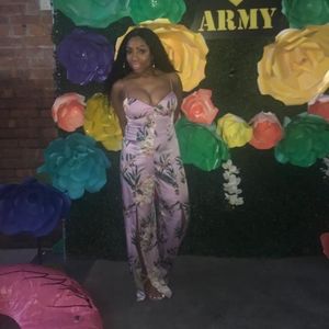 Guess floral pants jumper